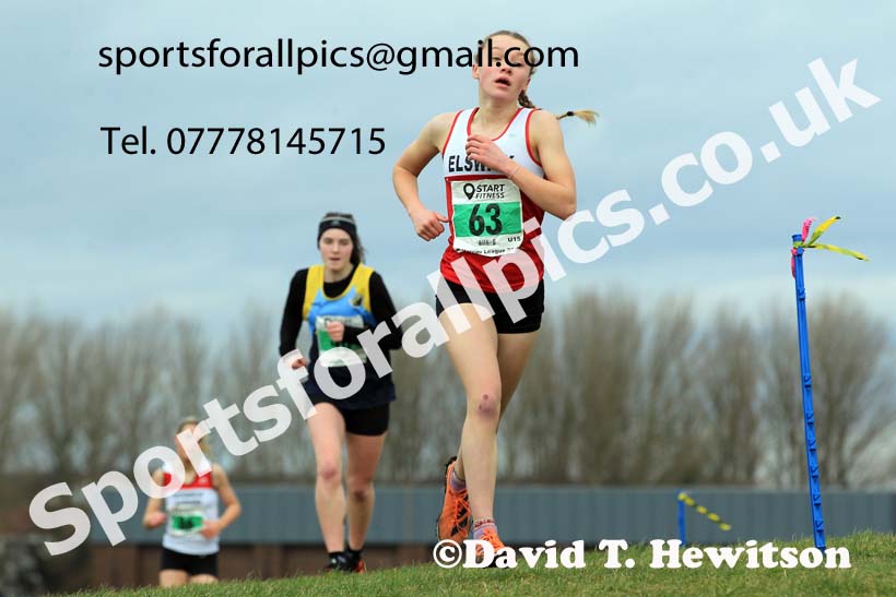 Girls under-15s 2022 NEHL Sherman Cup/Davison Shield, Temple Oark, South Shields. Photo: David T. Hewitson/Sports for All Pics